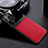 Coque Silicone Gel Motif Cuir Housse Etui FL1 pour Huawei Honor X6 5G Rouge