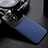 Coque Silicone Gel Motif Cuir Housse Etui FL1 pour OnePlus Ace 2 5G Bleu