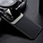 Coque Silicone Gel Motif Cuir Housse Etui FL1 pour Oppo A74 4G Noir