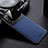 Coque Silicone Gel Motif Cuir Housse Etui FL1 pour Samsung Galaxy S20 FE 5G Bleu