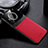 Coque Silicone Gel Motif Cuir Housse Etui FL1 pour Xiaomi Mi 10i 5G Rouge