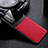 Coque Silicone Gel Motif Cuir Housse Etui FL1 pour Xiaomi Redmi 9 Power Rouge