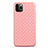 Coque Silicone Gel Motif Cuir Housse Etui G01 pour Apple iPhone 11 Pro Rose