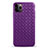 Coque Silicone Gel Motif Cuir Housse Etui G01 pour Apple iPhone 11 Pro Violet