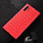 Coque Silicone Gel Motif Cuir Housse Etui H01 pour Samsung Galaxy Note 10 Plus Rouge