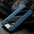 Coque Silicone Gel Motif Cuir Housse Etui H01 pour Samsung Galaxy S10 Plus Bleu