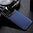 Coque Silicone Gel Motif Cuir Housse Etui H01 pour Samsung Galaxy S20 Ultra 5G Bleu