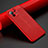 Coque Silicone Gel Motif Cuir Housse Etui H01 pour Xiaomi Mi 11 Lite 5G NE Rouge