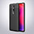 Coque Silicone Gel Motif Cuir Housse Etui H01 pour Xiaomi Mi 9T Noir