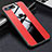 Coque Silicone Gel Motif Cuir Housse Etui H02 pour Huawei Honor V20 Rouge