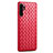 Coque Silicone Gel Motif Cuir Housse Etui H02 pour Huawei P30 Pro New Edition Rouge