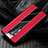 Coque Silicone Gel Motif Cuir Housse Etui H02 pour OnePlus 8 Pro Rouge