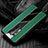 Coque Silicone Gel Motif Cuir Housse Etui H02 pour OnePlus 8 Pro Vert