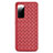 Coque Silicone Gel Motif Cuir Housse Etui H03 pour Samsung Galaxy S20 5G Rouge