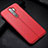 Coque Silicone Gel Motif Cuir Housse Etui H03 pour Xiaomi Redmi Note 8 Pro Rouge