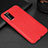 Coque Silicone Gel Motif Cuir Housse Etui H05 pour Huawei Honor View 30 5G Rouge