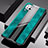 Coque Silicone Gel Motif Cuir Housse Etui H05 pour Huawei P40 Lite Vert