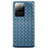 Coque Silicone Gel Motif Cuir Housse Etui H05 pour Samsung Galaxy S20 Ultra 5G Bleu Ciel