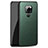 Coque Silicone Gel Motif Cuir Housse Etui H06 pour Huawei Mate 20 Vert