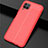 Coque Silicone Gel Motif Cuir Housse Etui H06 pour Huawei P40 Lite Rouge