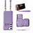 Coque Silicone Gel Motif Cuir Housse Etui JM1 pour Samsung Galaxy S24 5G Violet