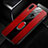 Coque Silicone Gel Motif Cuir Housse Etui L01 pour Huawei P20 Lite Rouge