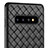 Coque Silicone Gel Motif Cuir Housse Etui L02 pour Samsung Galaxy S10 5G Petit