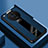 Coque Silicone Gel Motif Cuir Housse Etui PB1 pour Oppo Find X7 Ultra 5G Bleu