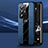 Coque Silicone Gel Motif Cuir Housse Etui PB1 pour Vivo X70 Pro+ Plus 5G Bleu