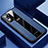 Coque Silicone Gel Motif Cuir Housse Etui PB1 pour Xiaomi Mi 11X 5G Bleu