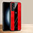 Coque Silicone Gel Motif Cuir Housse Etui PB1 pour Xiaomi Mi 12T 5G Rouge