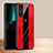 Coque Silicone Gel Motif Cuir Housse Etui PB1 pour Xiaomi Redmi K50 Gaming 5G Rouge