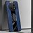 Coque Silicone Gel Motif Cuir Housse Etui PB2 pour Huawei Nova Y91 Bleu