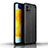 Coque Silicone Gel Motif Cuir Housse Etui pour Samsung Galaxy A03 Petit