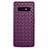 Coque Silicone Gel Motif Cuir Housse Etui pour Samsung Galaxy S10e Violet