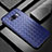 Coque Silicone Gel Motif Cuir Housse Etui pour Samsung Galaxy S8 Bleu