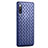 Coque Silicone Gel Motif Cuir Housse Etui pour Xiaomi Mi 9 Bleu