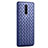 Coque Silicone Gel Motif Cuir Housse Etui pour Xiaomi Mi 9T Pro Bleu