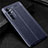 Coque Silicone Gel Motif Cuir Housse Etui pour Xiaomi Mi Note 10 Lite Bleu