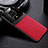 Coque Silicone Gel Motif Cuir Housse Etui pour Xiaomi Poco M2 Pro Rouge