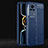 Coque Silicone Gel Motif Cuir Housse Etui pour Xiaomi Redmi K60E 5G Bleu