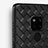 Coque Silicone Gel Motif Cuir Housse Etui S01 pour Huawei Mate 20 Petit