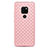 Coque Silicone Gel Motif Cuir Housse Etui S01 pour Huawei Mate 20 Rose