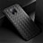 Coque Silicone Gel Motif Cuir Housse Etui S01 pour Xiaomi Redmi 10X Pro 5G Noir