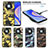 Coque Silicone Gel Motif Cuir Housse Etui S01D pour Huawei Enjoy 50 Pro Petit