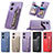 Coque Silicone Gel Motif Cuir Housse Etui S01D pour Huawei Honor 60 Pro 5G Petit