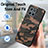 Coque Silicone Gel Motif Cuir Housse Etui S01D pour Huawei Honor 70 Lite 5G Petit