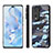 Coque Silicone Gel Motif Cuir Housse Etui S01D pour Huawei Honor 80 Pro 5G Petit