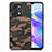 Coque Silicone Gel Motif Cuir Housse Etui S01D pour Huawei Honor X7a Petit