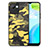 Coque Silicone Gel Motif Cuir Housse Etui S01D pour Realme C30s Jaune